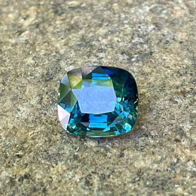 Peacock Sapphire  4.55 Ct