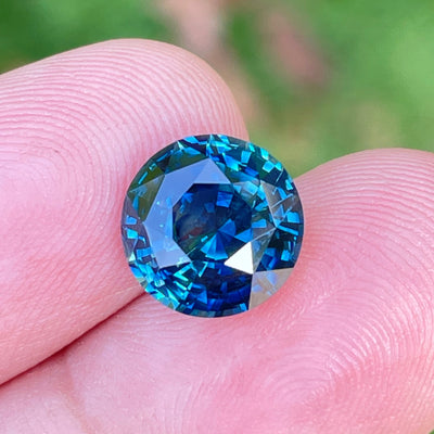 TEAL  SAPPHIRE  5.15 CT