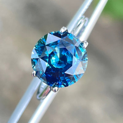 TEAL  SAPPHIRE  5.15 CT