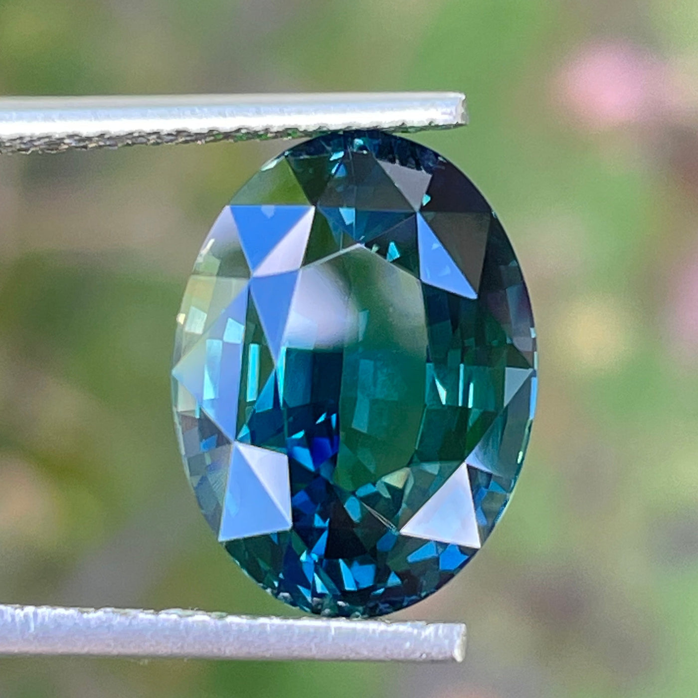 Teal Sapphire  8.05 Ct