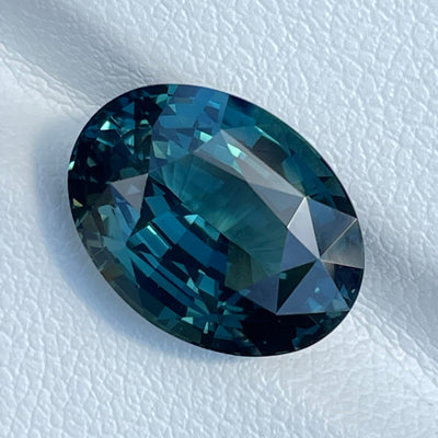 Teal Sapphire  8.05 Ct