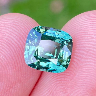 Teal Sapphire  3.53 Ct