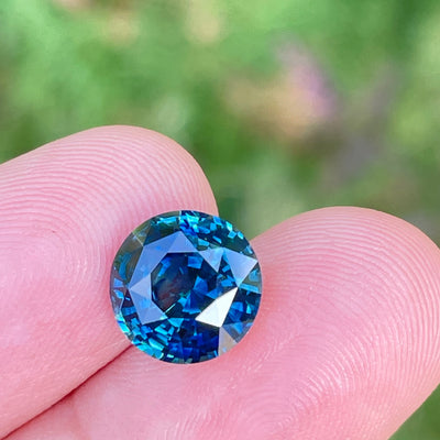 TEAL  SAPPHIRE  5.15 CT