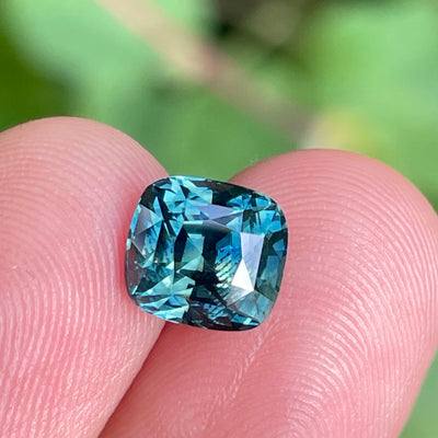 Teal Sapphire  3.54 Ct