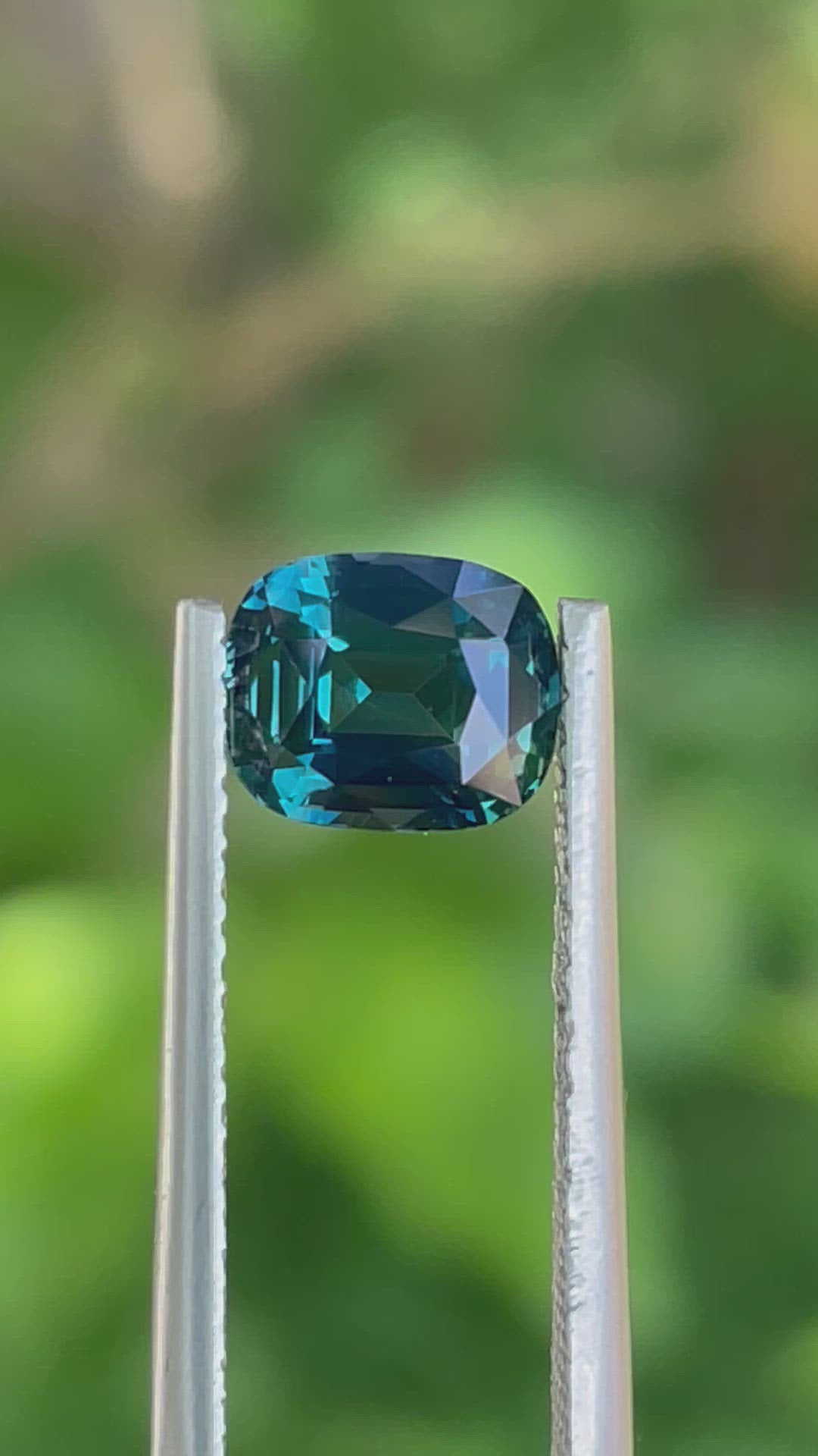 Natural Teal Sapphire For Engagement Ring