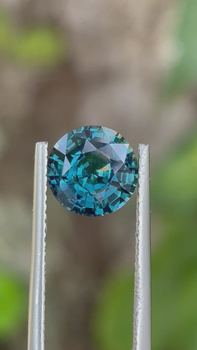 Teal Sapphire 2.58 Ct