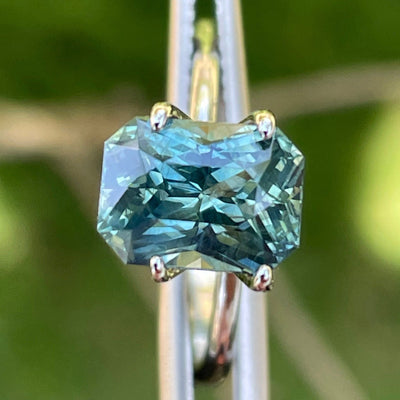 Teal Sapphire l 2.74 Cts l 8.6x6.3x4.9mm l Madagascar l Green Sapphire l Sapphire Ring l Engagement Ring