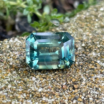 Teal Sapphire l 3.65 Ct l 9.1 x 6.6 x 5.1mm l Emerald l Natural l Madagascar l Natural Sapphire l Sapphire Ring l Engagement Ring