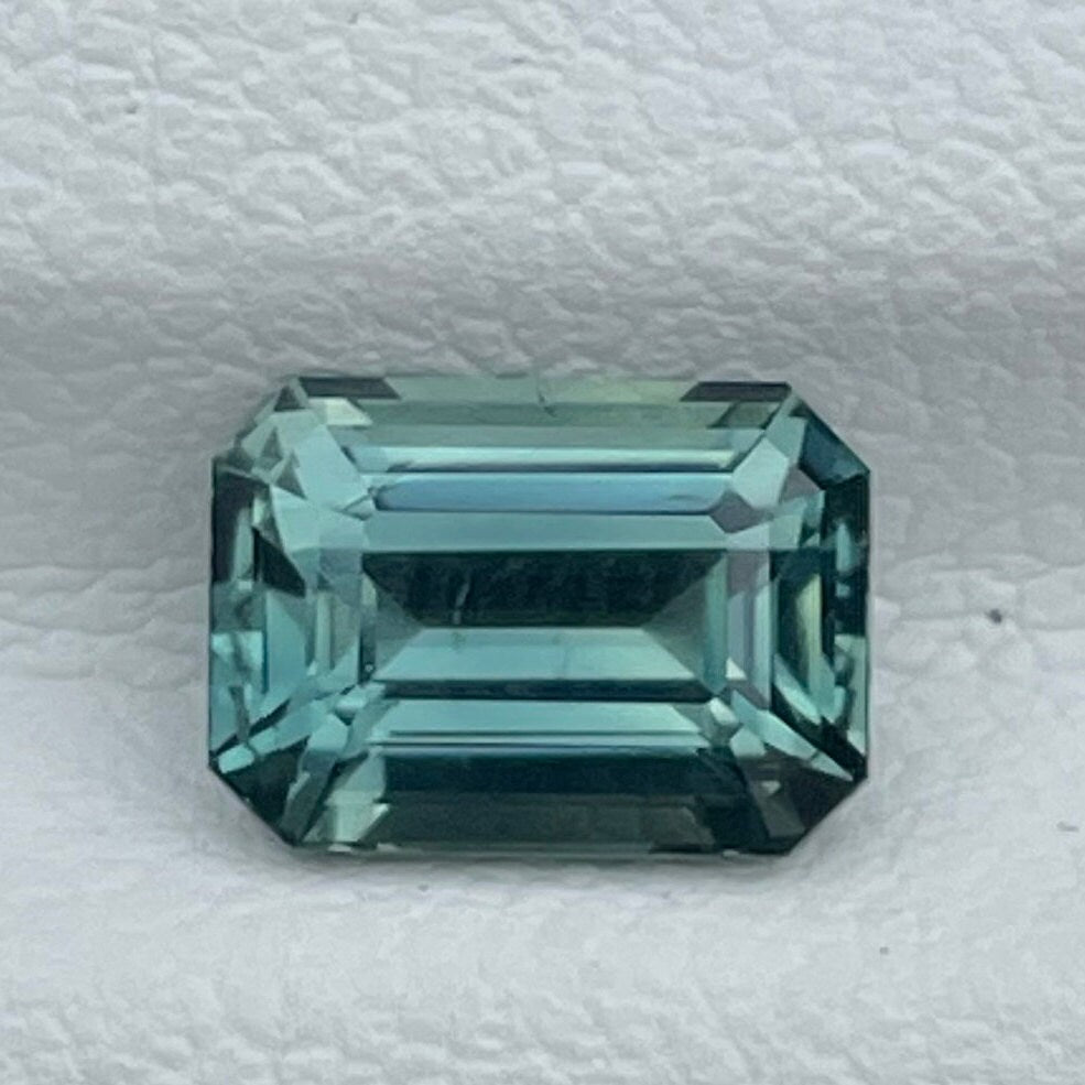 Teal Sapphire l 1.58 Cts l Natural l Emerald l Madagascar l 7.1x5x4mm l Green Sapphire l Sapphire Engagement Ring l Natural Sapphire