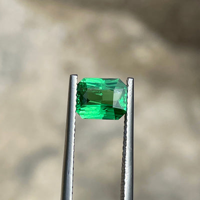 Tsavourite l 1.51 Ct l Natural l Tanzania l 7.4x5.9x3.7mm l Green Garnet l Tsavourite Engagement Ring