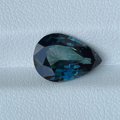 Teal Sapphire l 3.56 Ct l Pear l Drop l 11.9x8.4x4.8mm l Madagascar l Loupe Clean l Sapphire Engagement Ring l Natural Sapphires