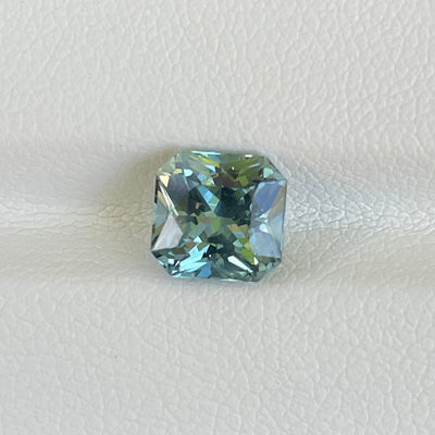 Teal Sapphire l 2.21Ct l Cushion l 6.9x6.7x4.9mm l Madagascar l Eye Clean l Sapphire Engagement Ring l Natural Sapphires