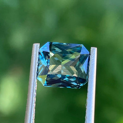 Teal Sapphire l 2.56 Cts l Cushion l 8x6.8x4.4mm l Fine Sapphires l Engagement Ring l Madagascar