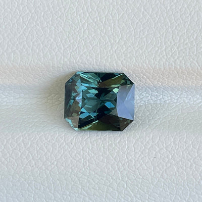 Teal Sapphire l 2.55 Cts l Radiant l 8.1x6.7x4.7mm l Fine Sapphires l Engagement Ring l Madagascar