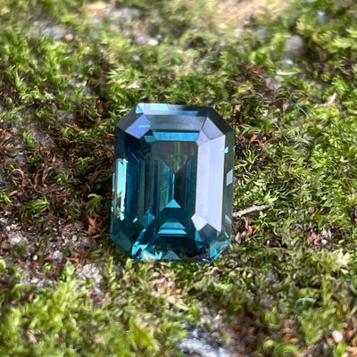 Teal Sapphire l 2.13Ct l Emerald l 7.6x6.1x4.6mm l Fine Sapphires l Engagement Ring l Madagascar l For fine Settings