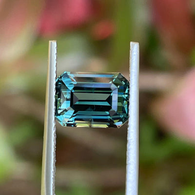 Teal Sapphire l 3.65 Ct l 9.1 x 6.6 x 5.1mm l Emerald l Natural l Madagascar l Natural Sapphire l Sapphire Ring l Engagement Ring