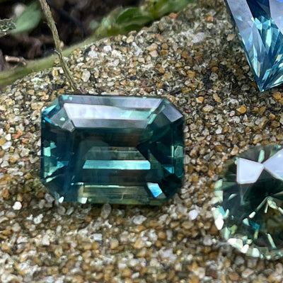 Teal Sapphire l 3.65 Ct l 9.1 x 6.6 x 5.1mm l Emerald l Natural l Madagascar l Natural Sapphire l Sapphire Ring l Engagement Ring