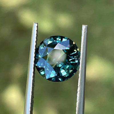 Teal Sapphire  3.52 Ct