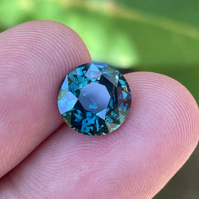 Teal Sapphire  3.52 Ct