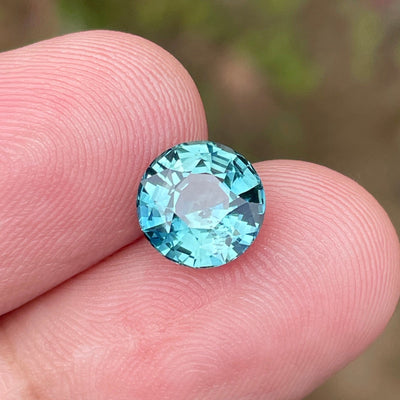 Teal Sapphire l 2.54 Ct l Round Brilliant l 7.7mm x 5.5mm l Round Shaped Sapphires l Fine Sapphire For Engagement Ring l Madagascar