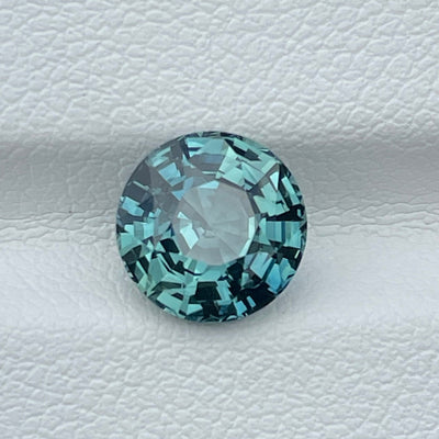Teal Sapphire l 2.54 Ct l Round Brilliant l 7.7mm x 5.5mm l Round Shaped Sapphires l Fine Sapphire For Engagement Ring l Madagascar