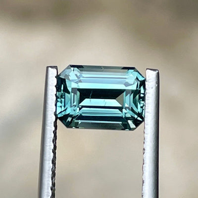 Teal Sapphire l 1.54 Cts l 7.1x5.4x3.8mm l Madagascar l Green Sapphire l Sapphire Ring l Sapphire Engagement Ring l Emerald Shape