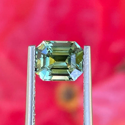 Green Sapphire  1.52 Ct