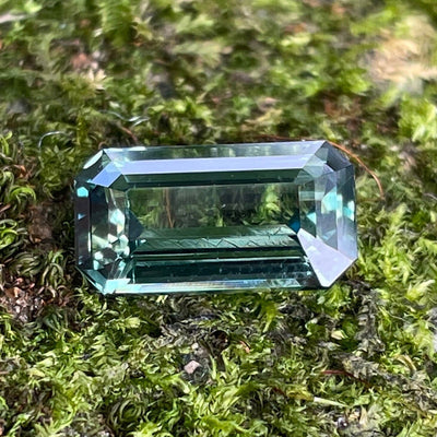 Green Sapphire  3.13 Ct