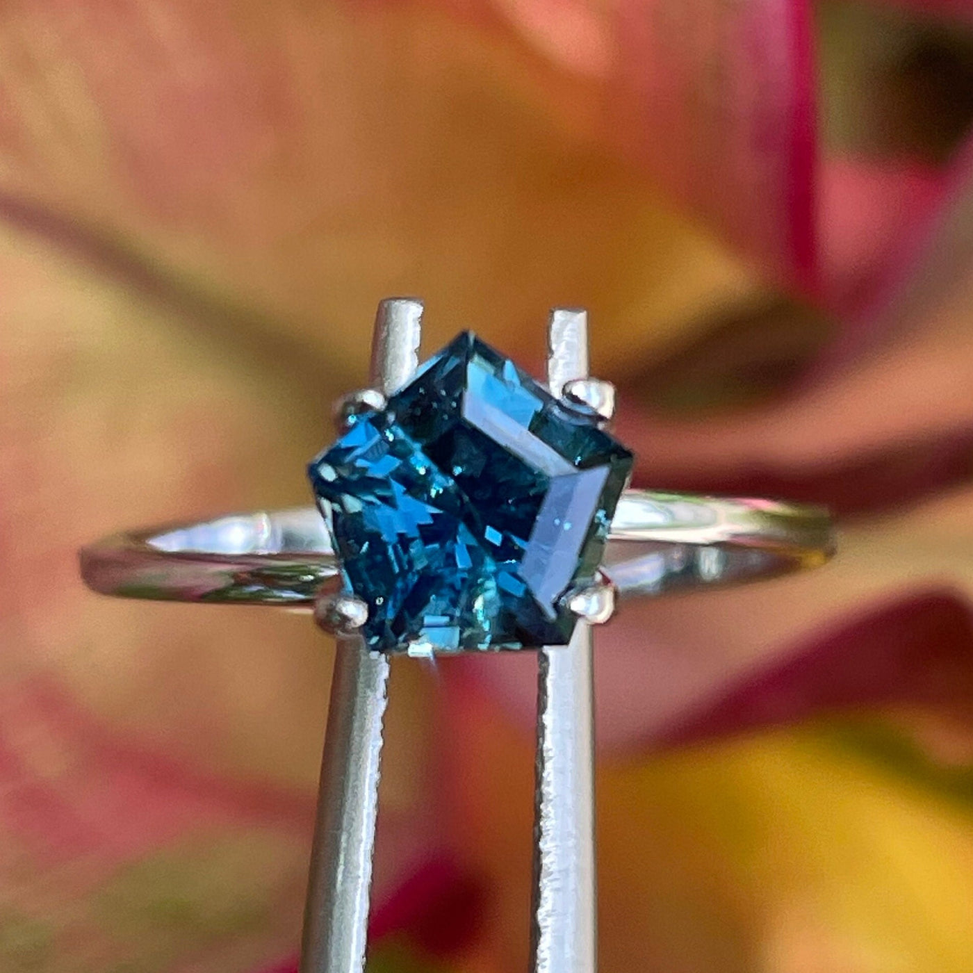 Teal Sapphire  1.58 Ct