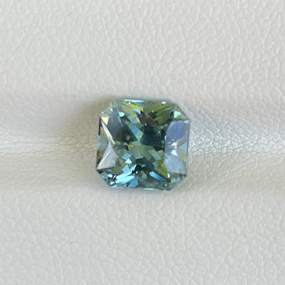 Teal Sapphire l 2.21Ct l Cushion l 6.9x6.7x4.9mm l Madagascar l Eye Clean l Sapphire Engagement Ring l Natural Sapphires