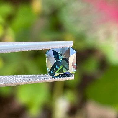 Teal Sapphire l 2.55 Cts l Radiant l 8.1x6.7x4.7mm l Fine Sapphires l Engagement Ring l Madagascar