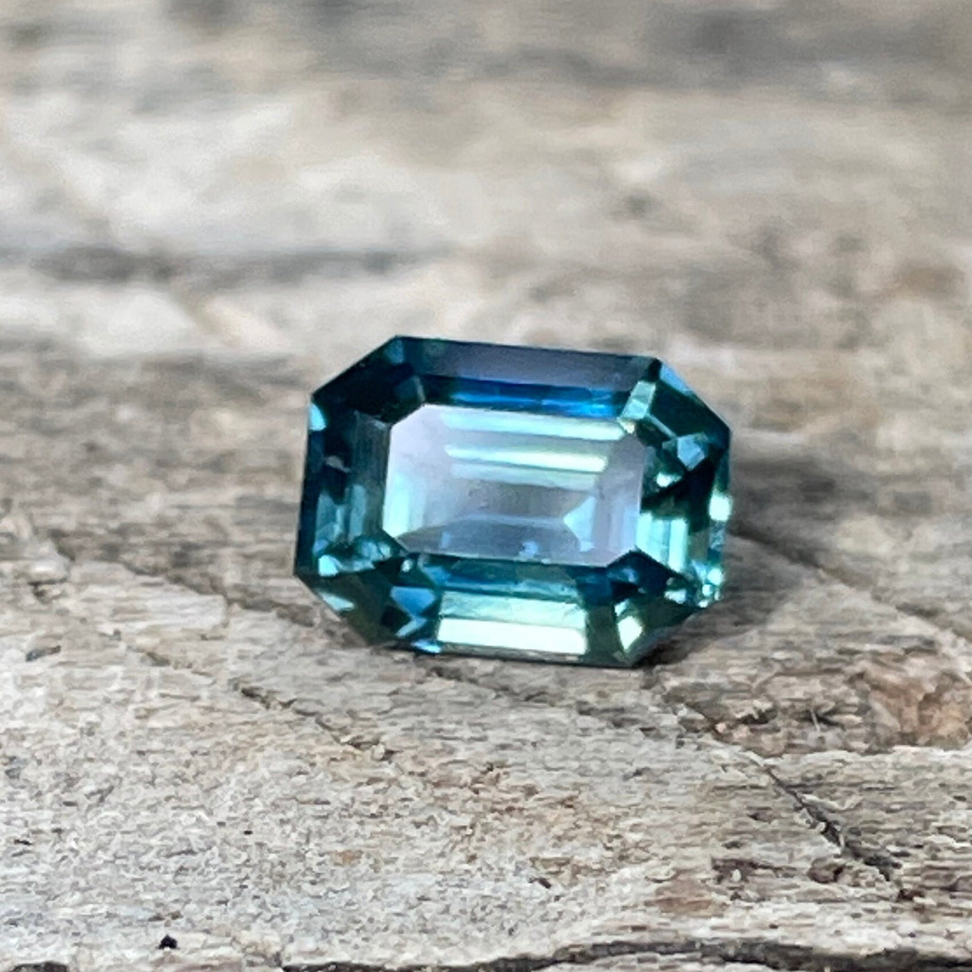 Teal Sapphire  1.24Ct