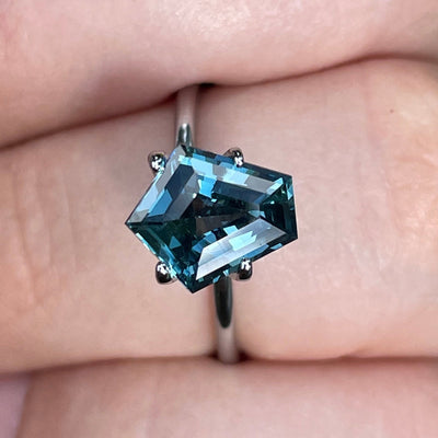 Teal Sapphire  2.36 Ct