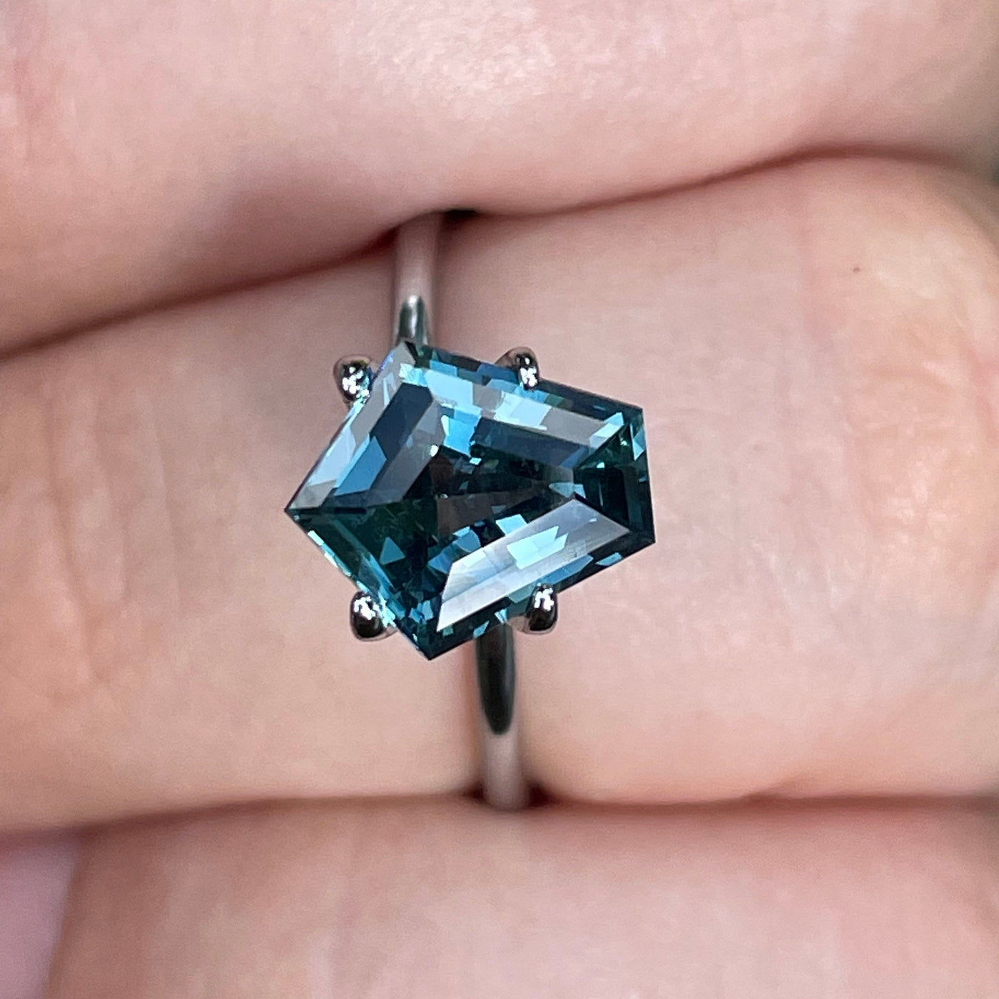 Teal Sapphire  2.36 Ct