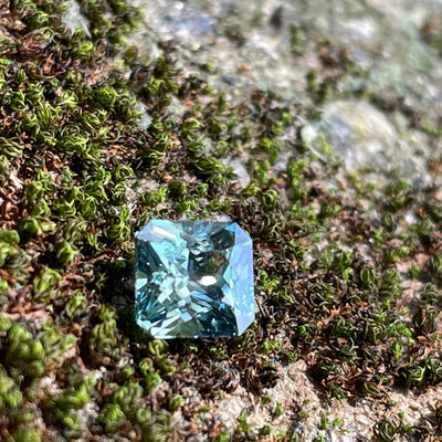Teal Sapphire  1.10 Ct
