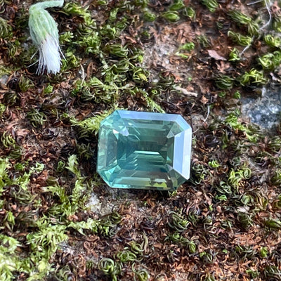 Green Sapphire  1.55 Ct