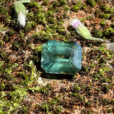 Green Sapphire  1.55 Ct