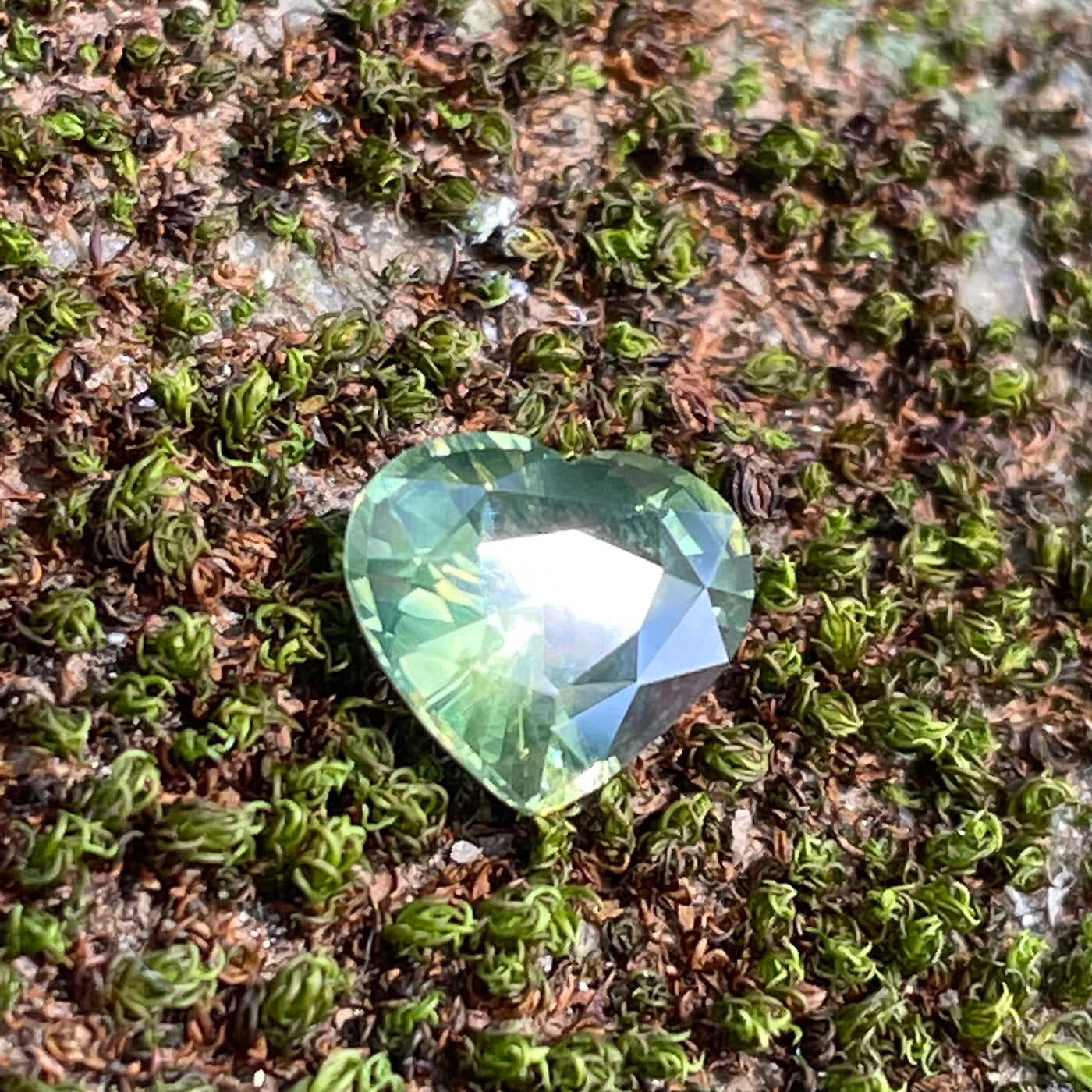 Green Sapphire  1.40 Ct