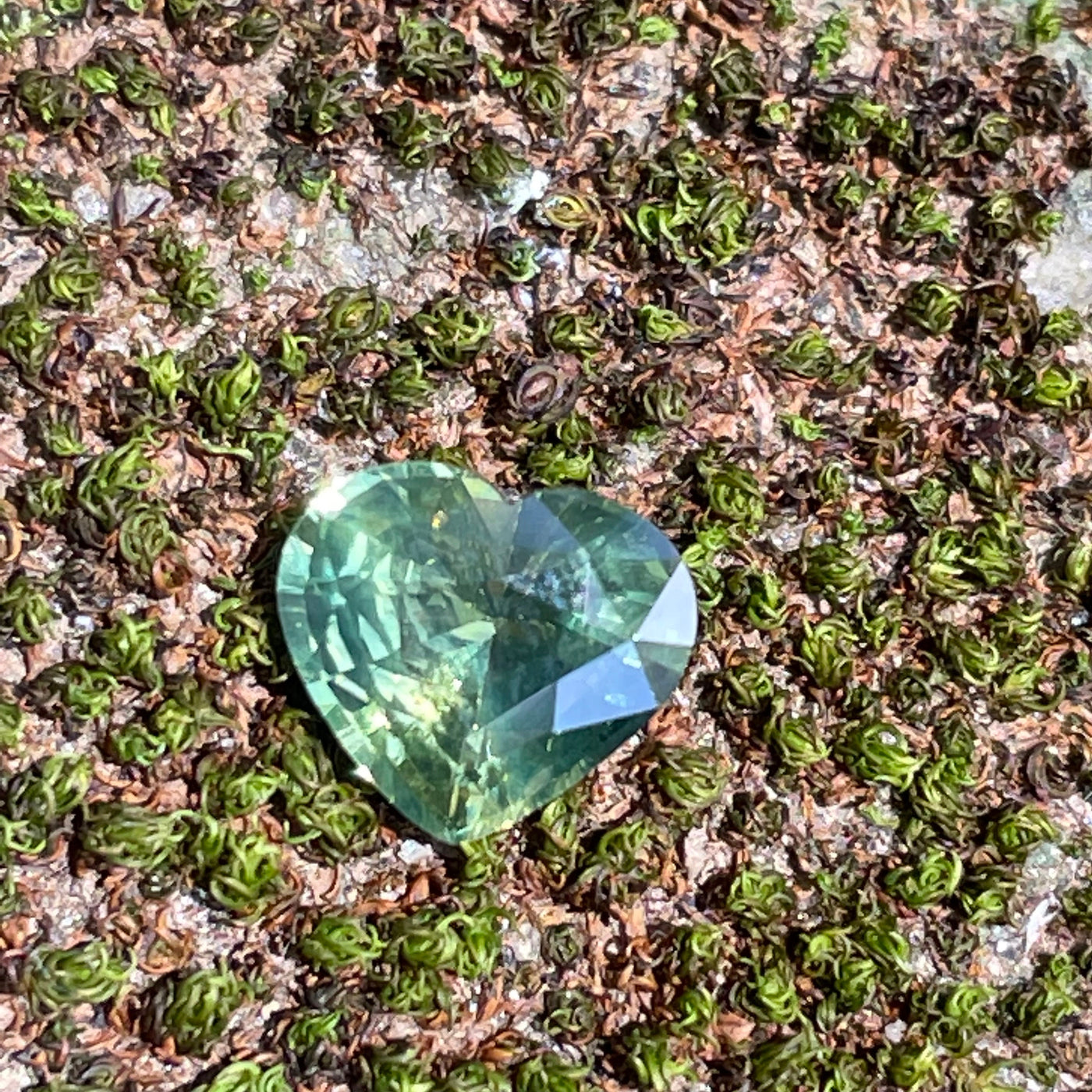 Green Sapphire  1.40 Ct