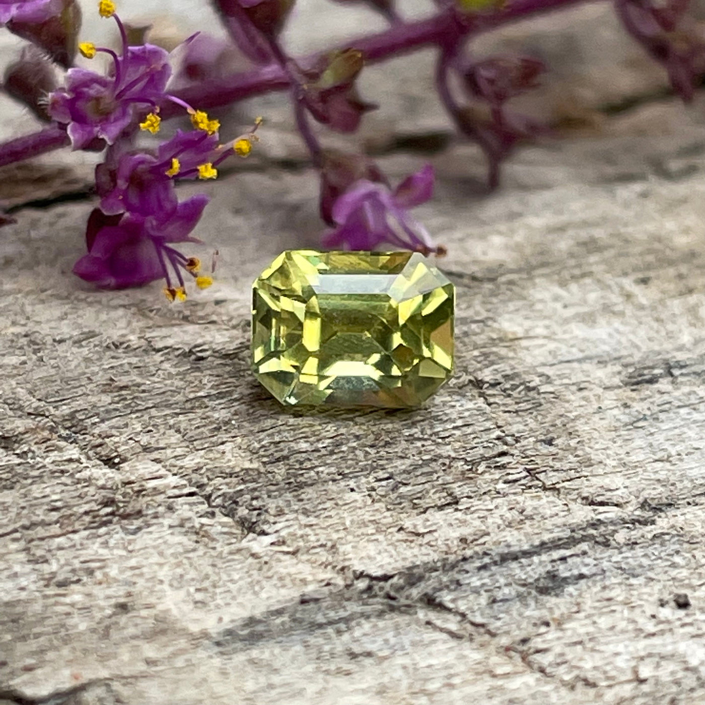 Yellow Sapphire l  0.85 Ct l Emerald l 5.5x4.2x4.1mm l Madagascar  l Sapphire For Engagement Ring l Natural Sapphires