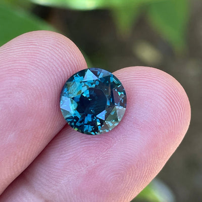 Teal Sapphire  3.52 Ct