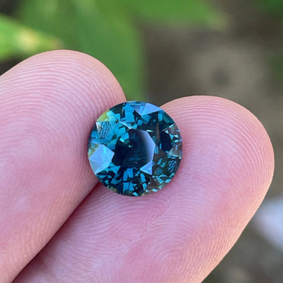 Teal Sapphire  3.52 Ct