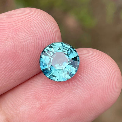 Teal Sapphire l 2.54 Ct l Round Brilliant l 7.7mm x 5.5mm l Round Shaped Sapphires l Fine Sapphire For Engagement Ring l Madagascar