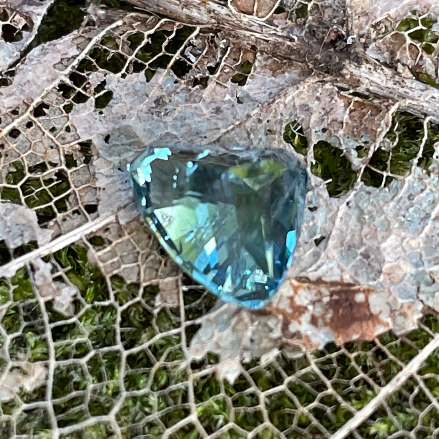 Teal Sapphire 2.0 Ct