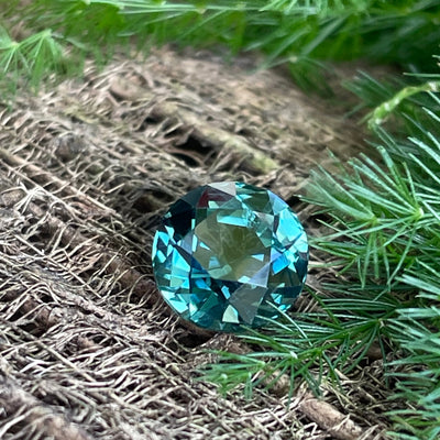 Teal Sapphire  2.60 Ct