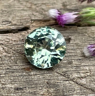 Green Sapphire  0.77 Ct