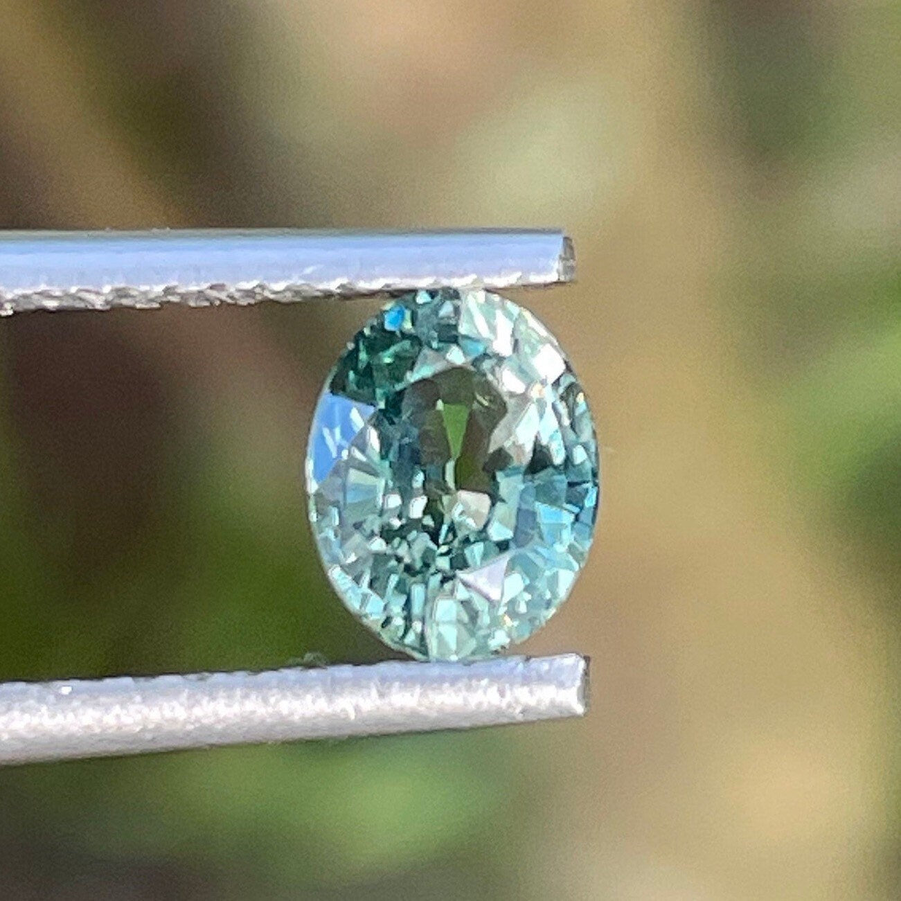 Green Sapphire 1.03 Ct