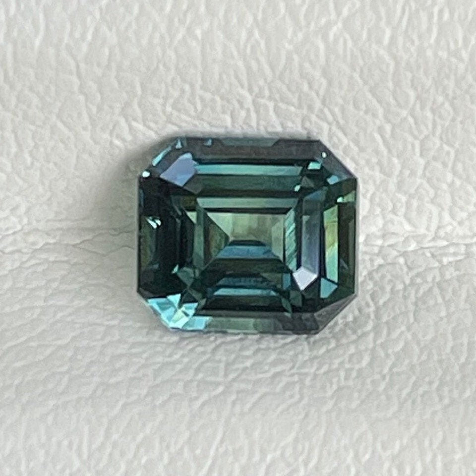 Teal Sapphire  1.26 Ct
