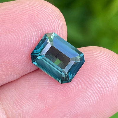 Teal Sapphire  3.05 Ct