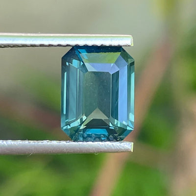 Teal Sapphire  3.05 Ct